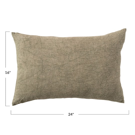 Hello Honey® Stonewashed Linen Lumbar Pillow